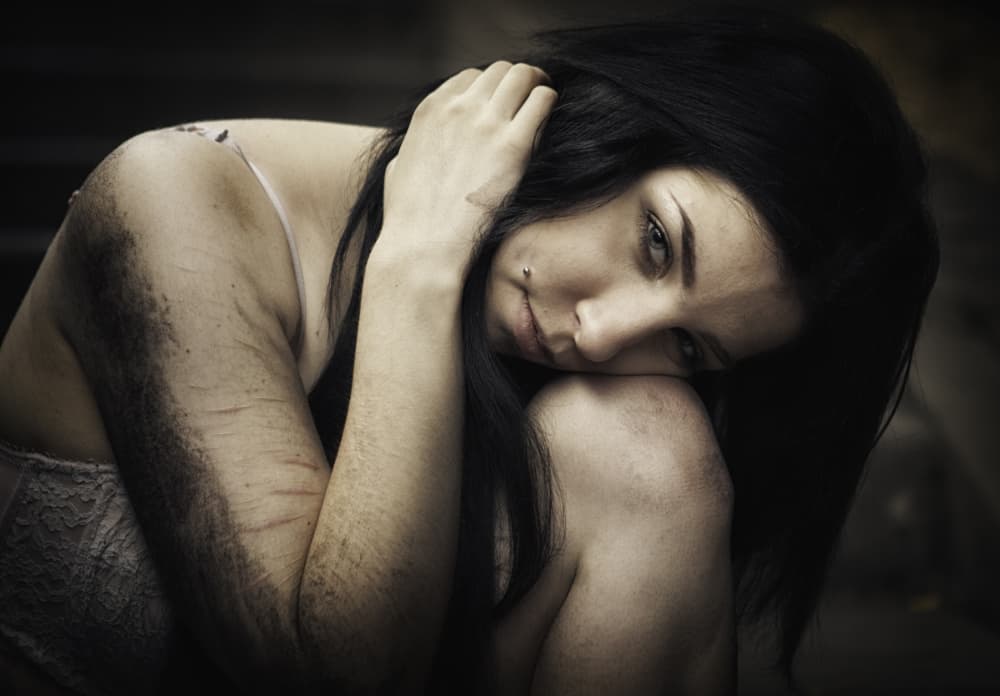 Intense Woman's Gaze by Georgios Bero — canvas wall art
