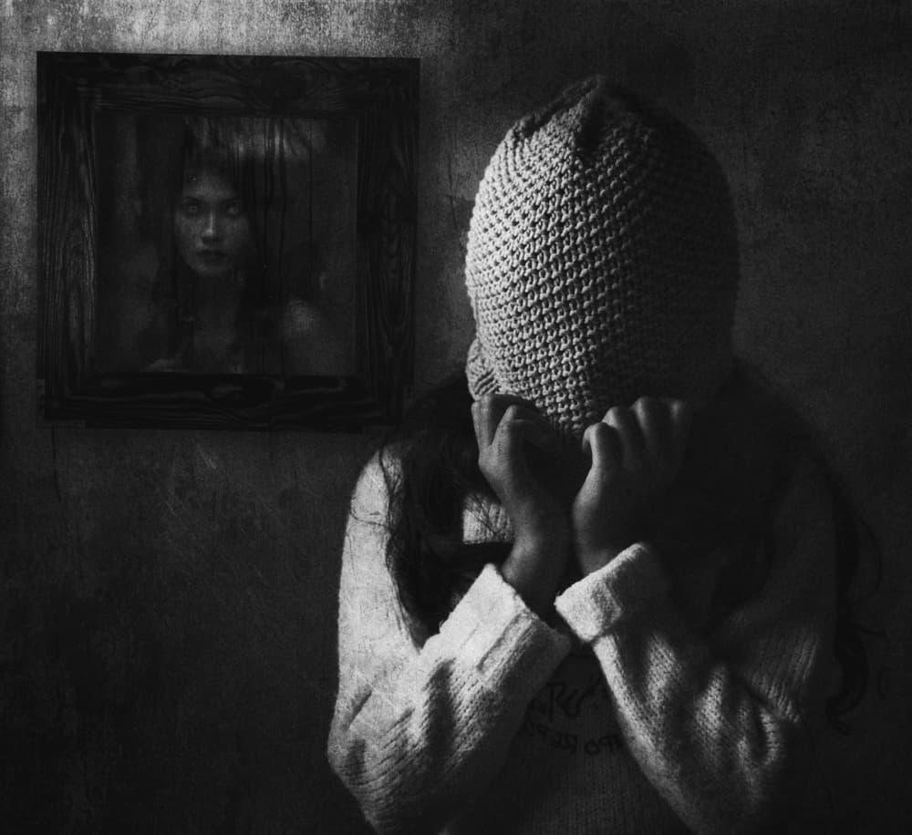 Hidden Face Reflection by Hari Sulistiawan — canvas wall art
