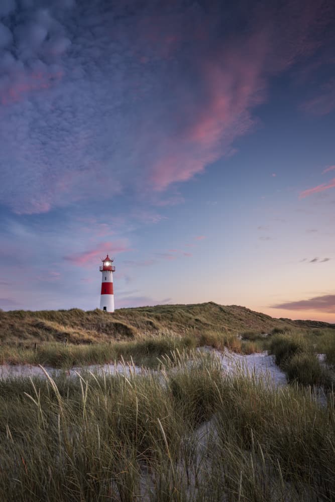 Lighthouse at Twilight by fotomarion — canvas wall art