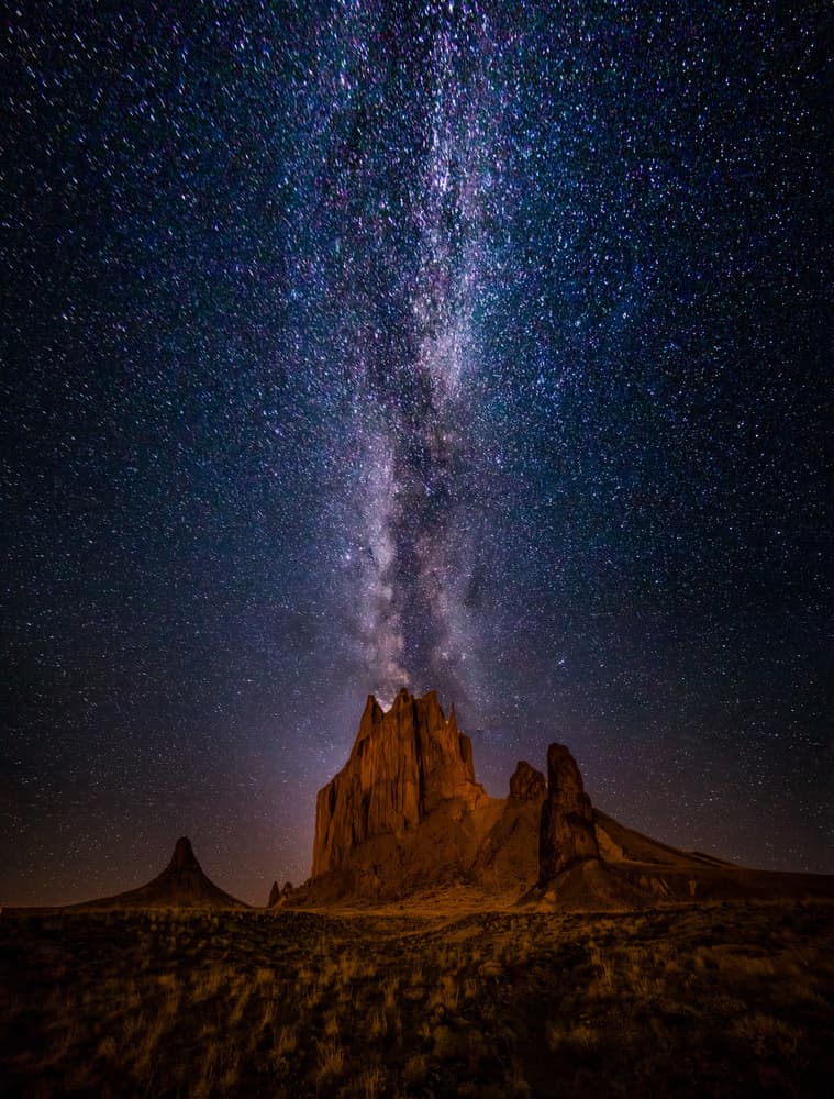 Celestial Mountain Night by Michael Zheng — canvas wall art