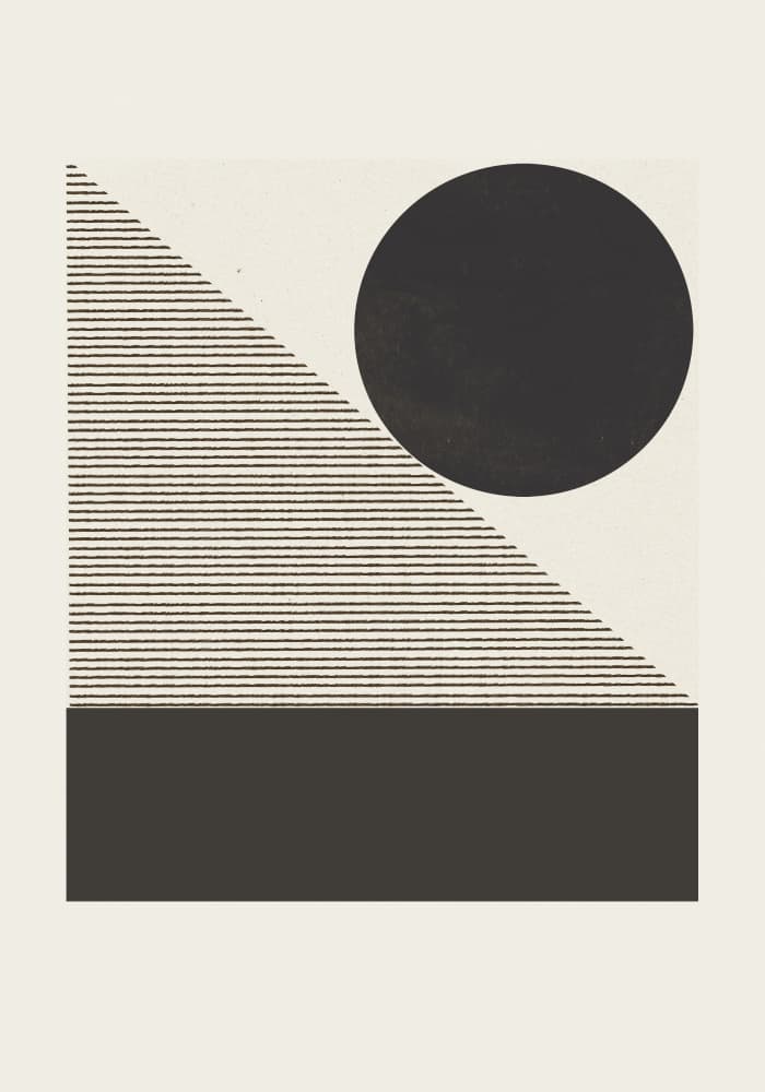 Bold Geometric Arrangement by THE MIUUS STUDIO — canvas wall art