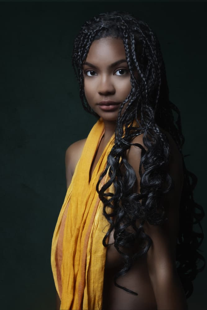 Elegant African Beauty by Jan Slotboom — canvas wall art