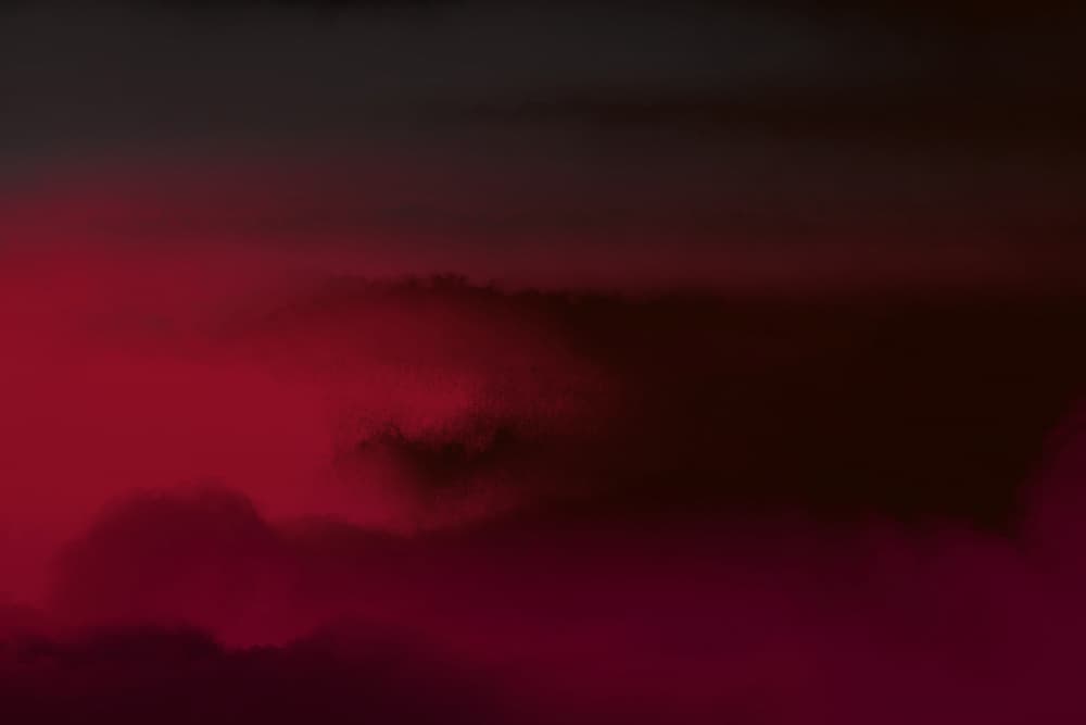 Moody Red Haze by Josie George — canvas wall art