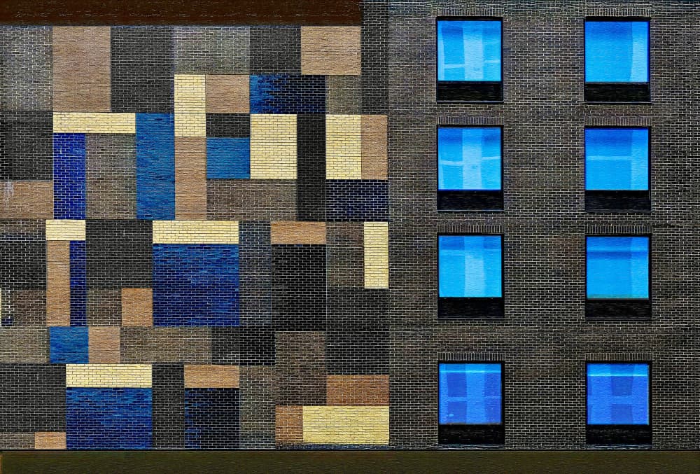 Modern Building Facade by Arnon Orbach — canvas wall art