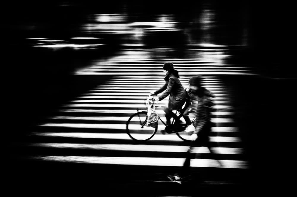 Dynamic City Crossing by Antonio Grambone — canvas wall art