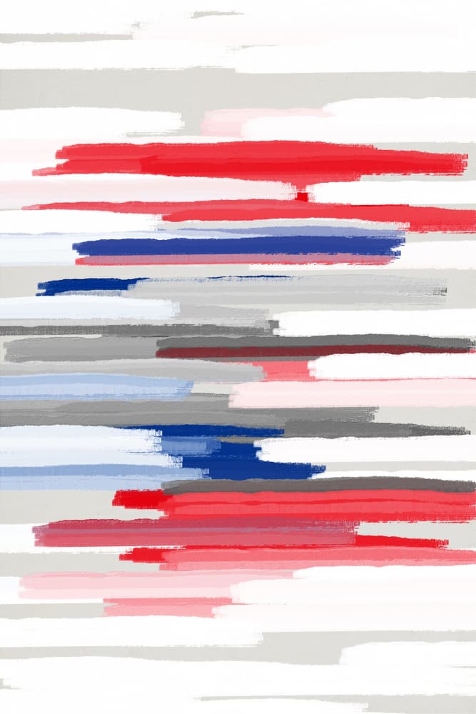 Dynamic Brush Strokes by Fun Qui — canvas wall art