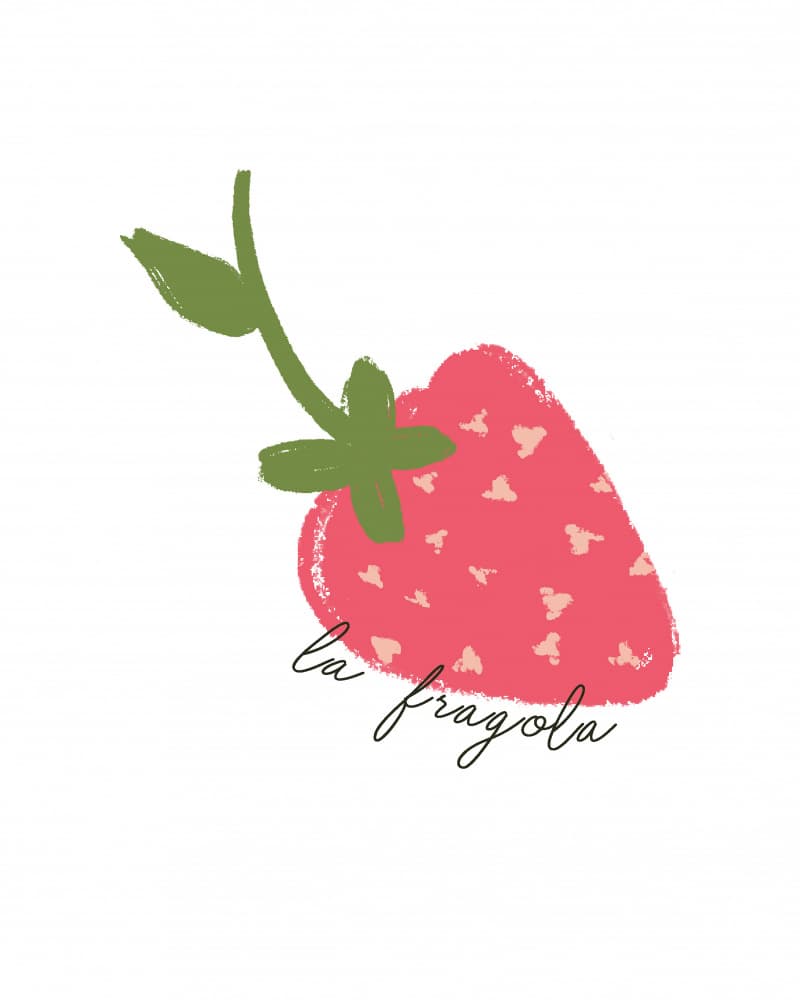 Sweet Red Strawberry by Giovanna Julião — canvas wall art