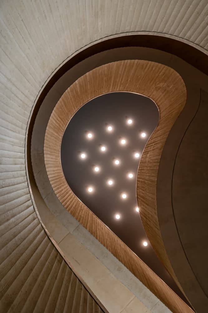Elegant Architectural Curves by Gila Koller — canvas wall art