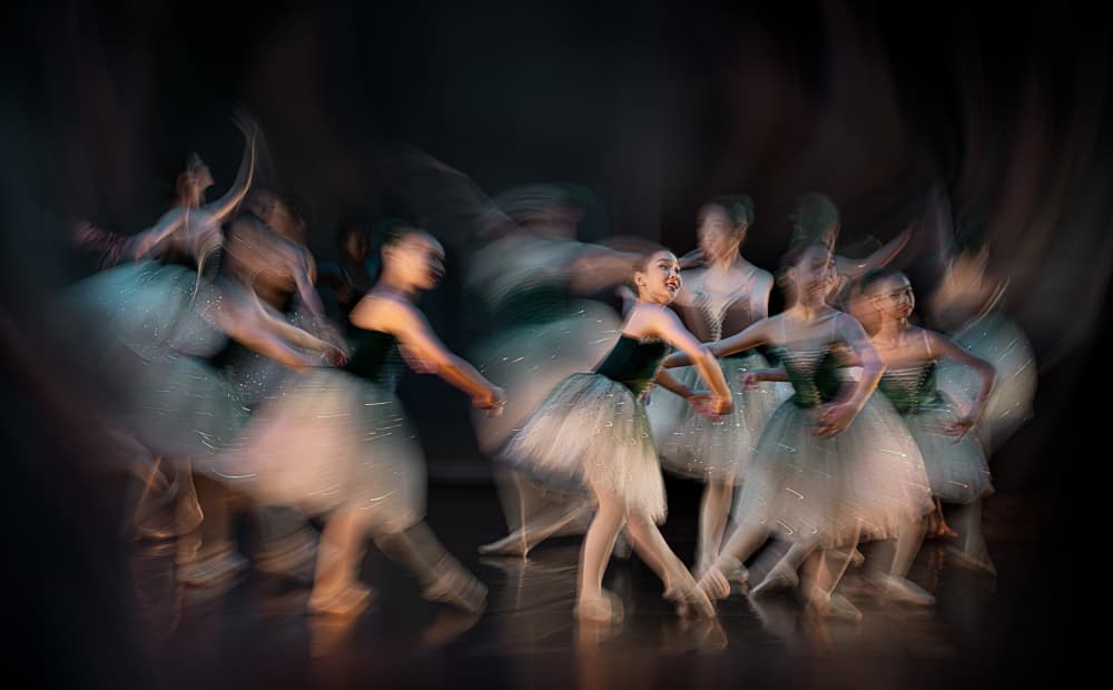 Graceful Ballet Motion by Lydia Jacobs — canvas wall art