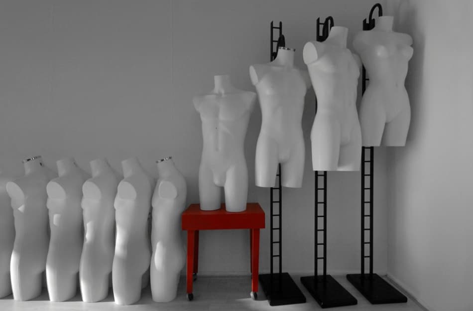 White Mannequin Forms by Jure Kravanja — canvas wall art
