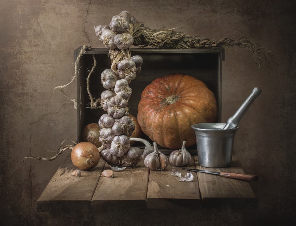Rustic Autumn Harvest by Margareth Perfoncio — canvas wall art
