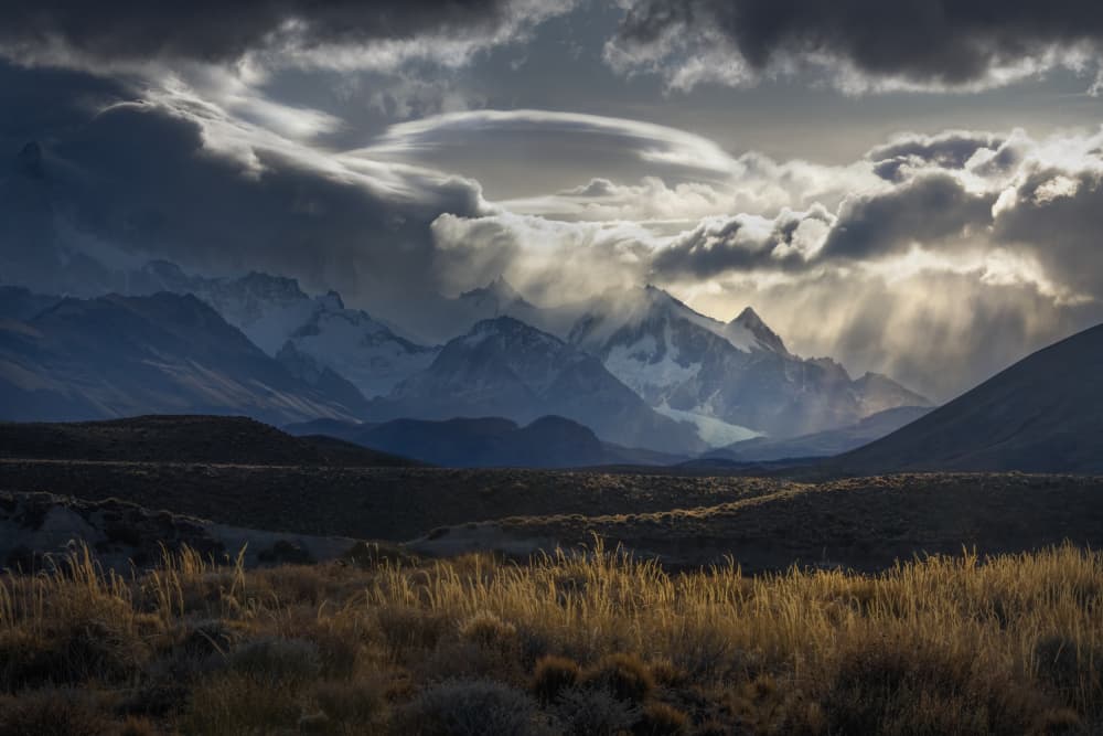 Mountain Light Drama by James S. Chia — canvas wall art