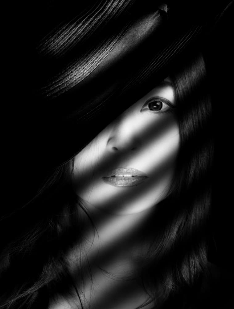 Mysterious Gaze by Blue_Rose — canvas wall art