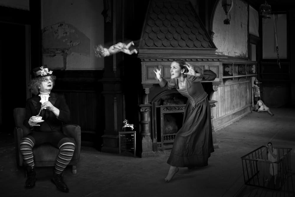 Surreal Dark Drama by Christine von Diepenbroek — canvas wall art