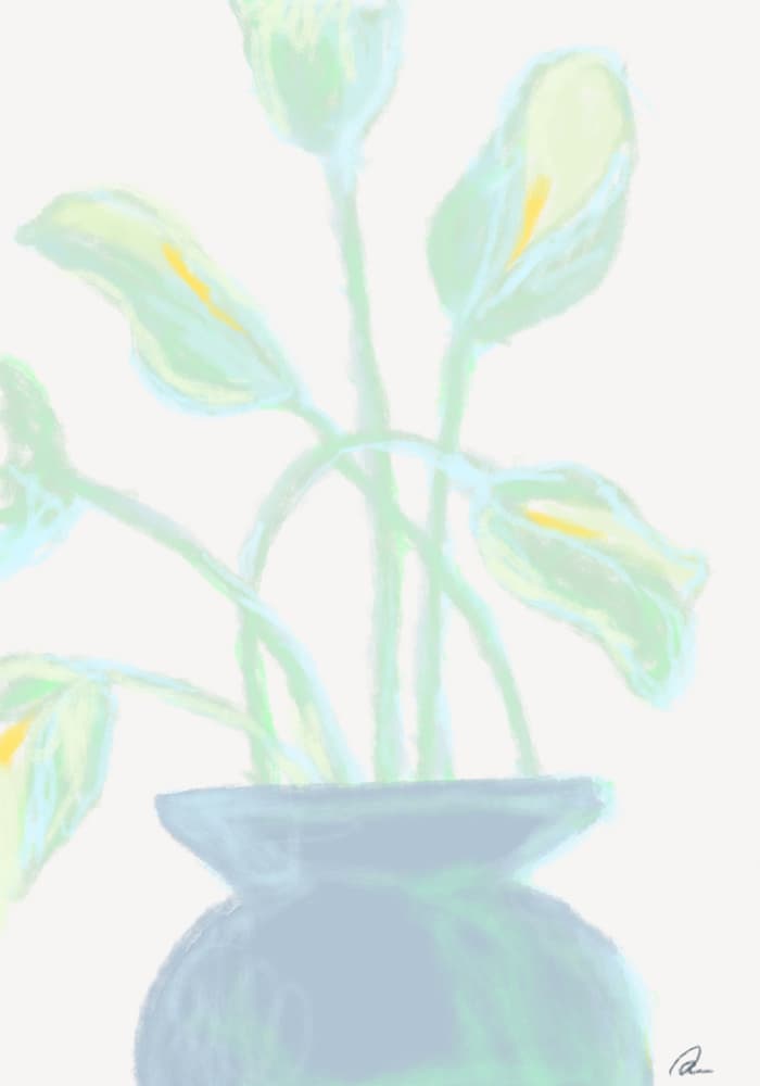 Soft Pastel Lilies by Pictufy Studio II — canvas wall art