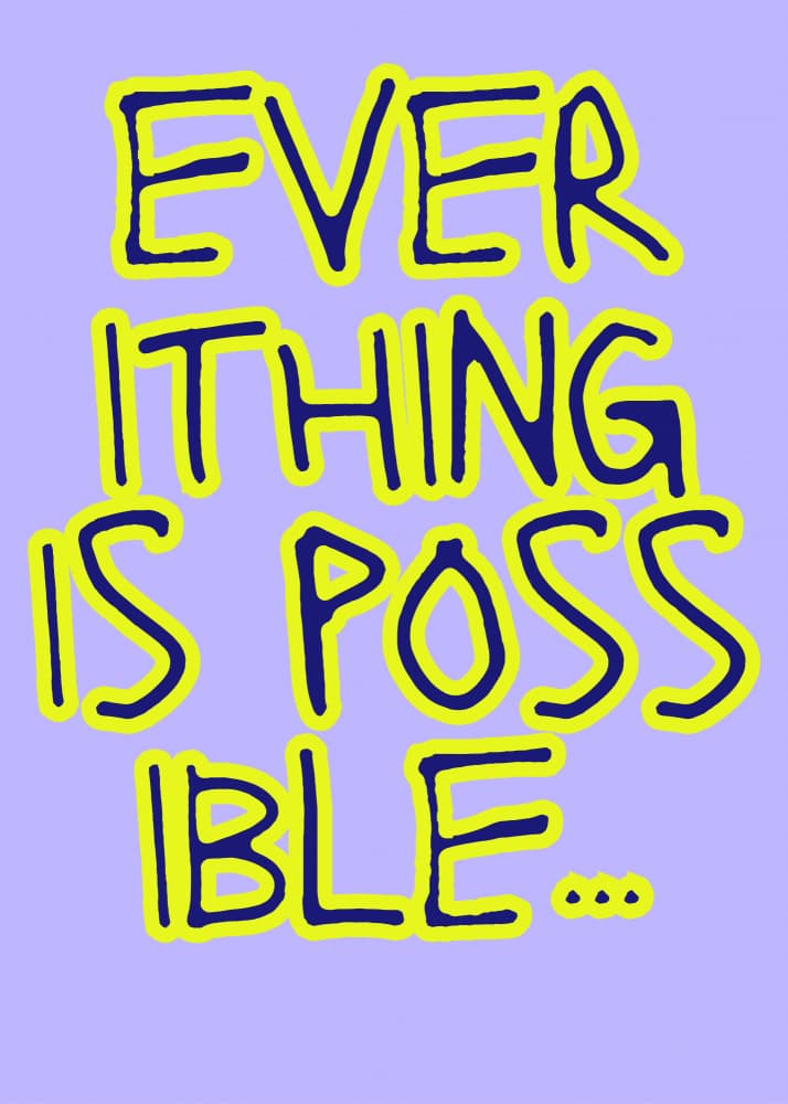 Everything Is Possible by RS LAB STUDIO — canvas wall art