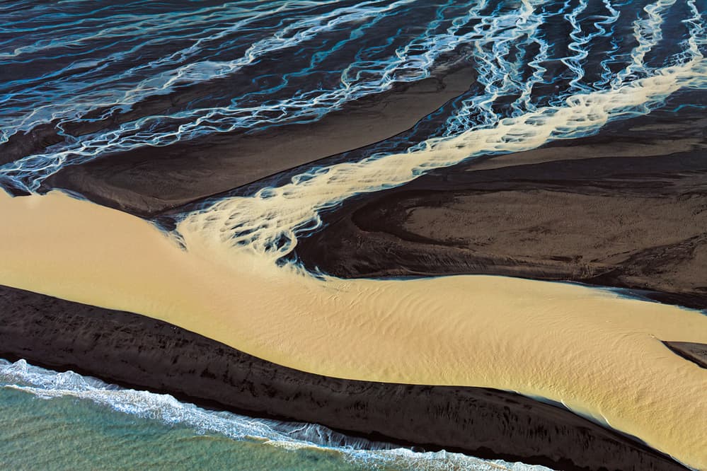 Abstract Braided Rivers by Peter Svoboda MQEP — canvas wall art