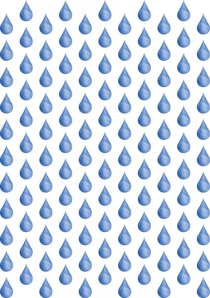 Blue Raindrop Pattern by kathrinmay — canvas wall art