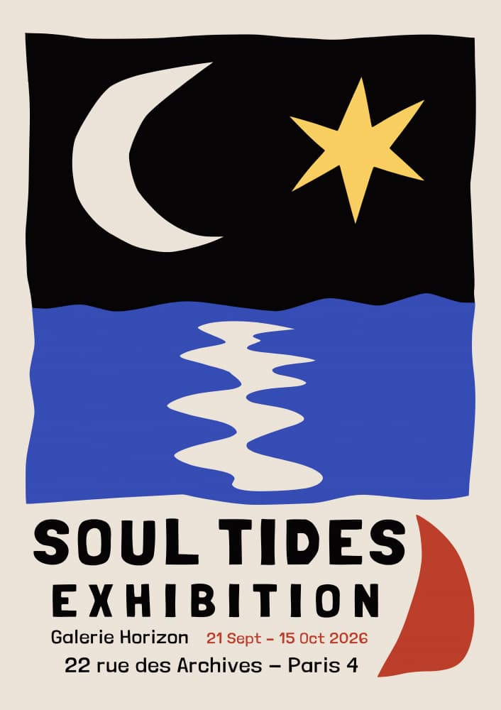 Soul Tides Exhibition Poster by Patryk Krygowski — canvas wall art