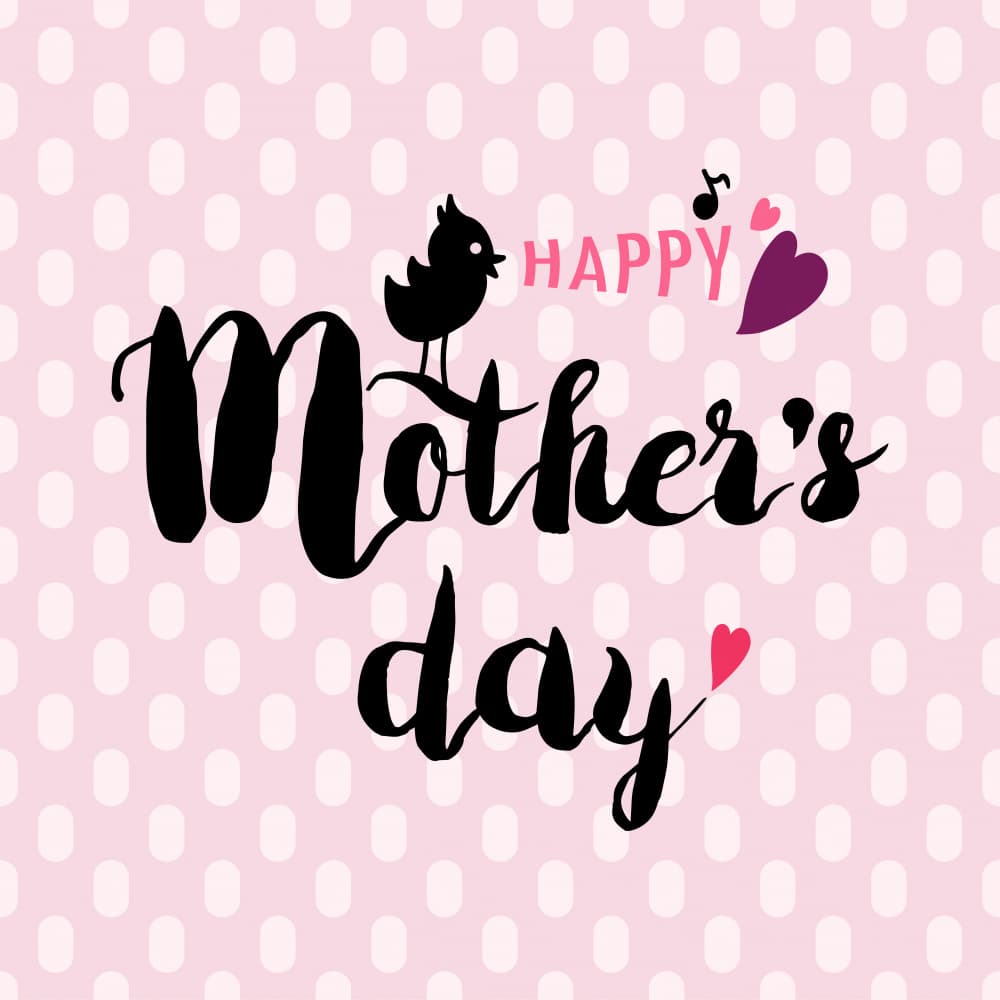 Happy Mother's Day Bird by Marika Barsrsind β canvas wall art