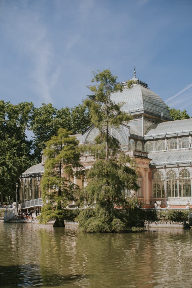 Crystal Palace Lake View by Claudia Casal — canvas wall art