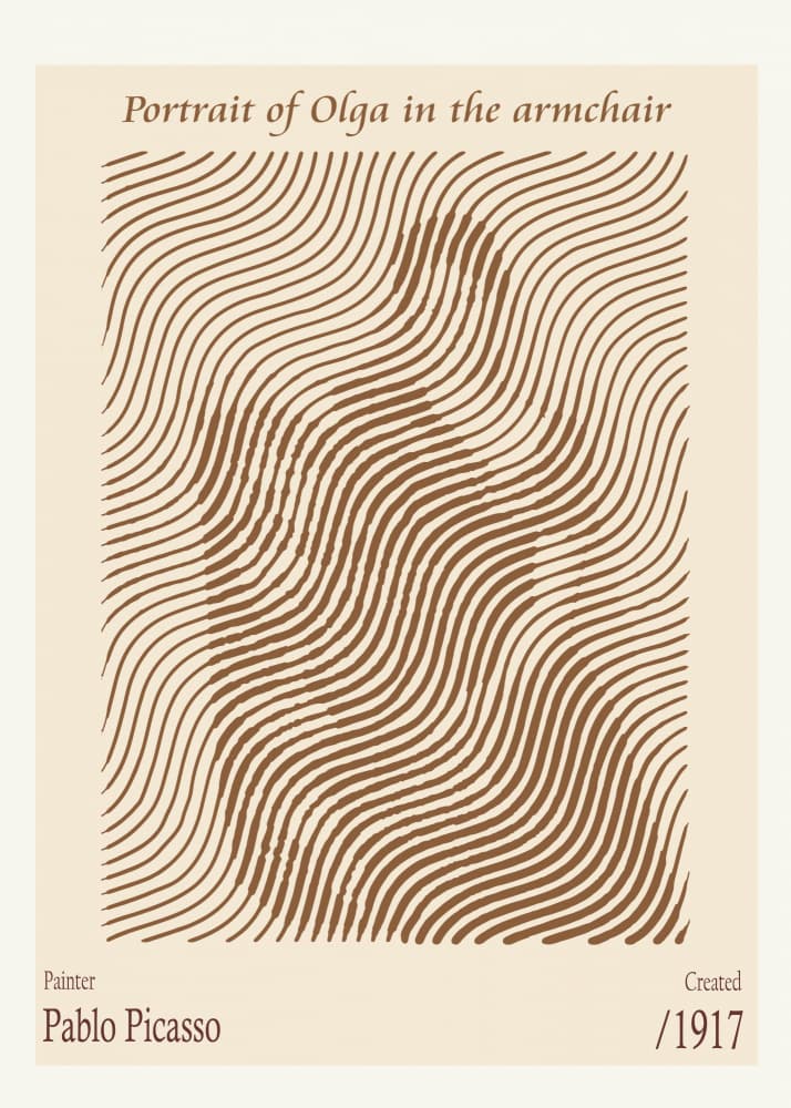 Fluid Line Portrait by Doa Project — canvas wall art