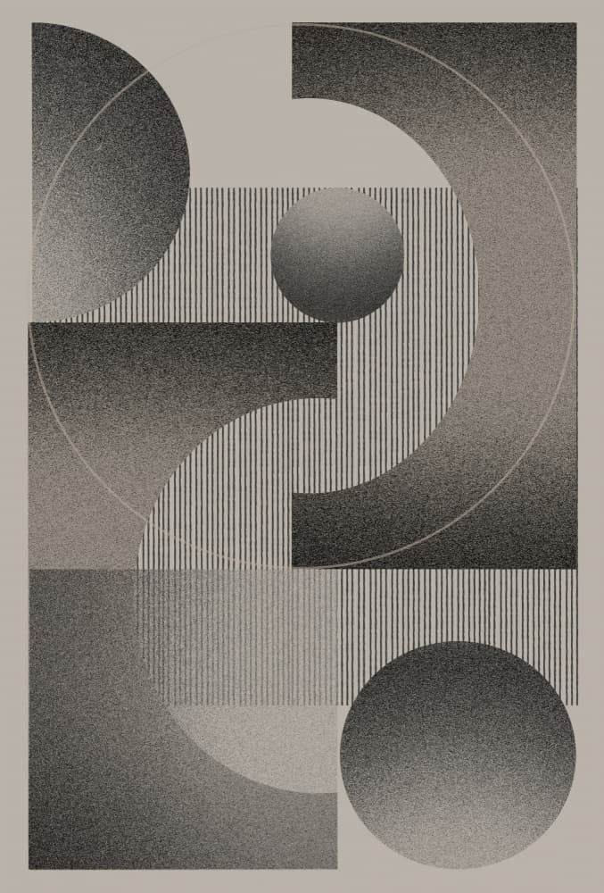 Geometric Harmony by THE MIUUS STUDIO — canvas wall art