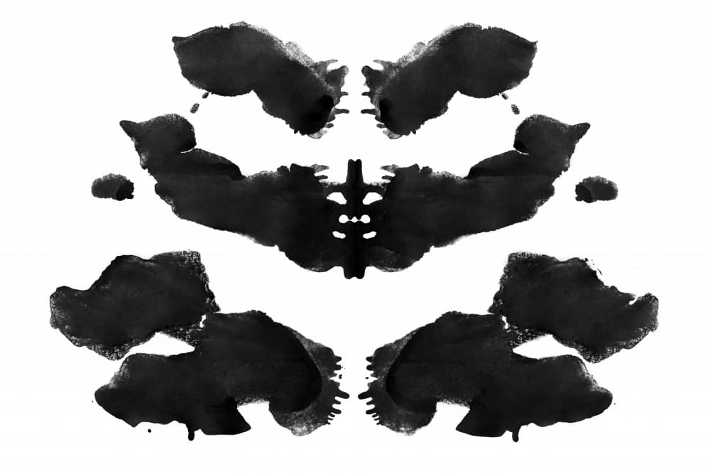 Mysterious Rorschach Inkblot by amini54 — canvas wall art