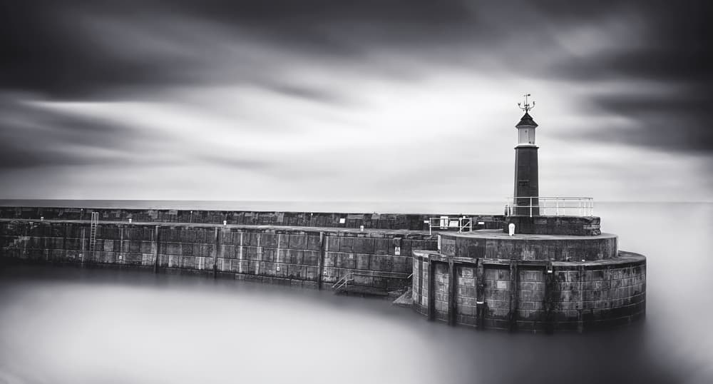 Serene Coastal Lighthouse by Catalin Alexandru — canvas wall art