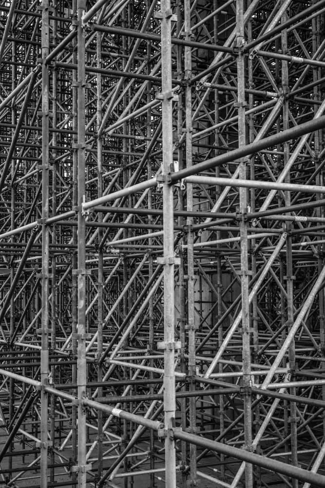 Metal Maze by Shot by Clint — canvas wall art