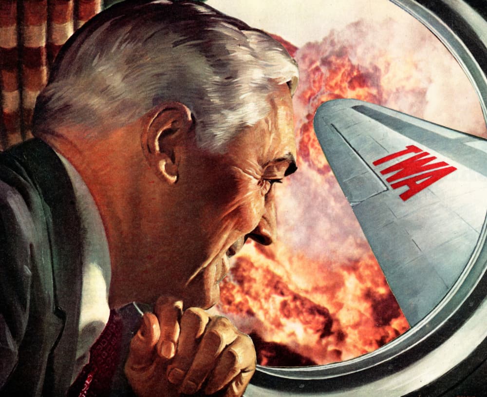 Crisis In Flight by Mikhail Siskoff — canvas wall art