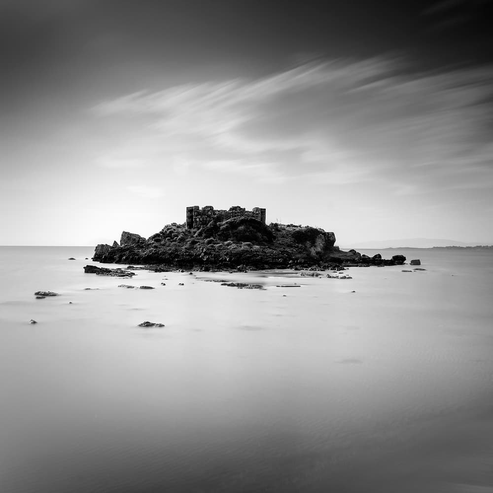 Ethereal Island Fortress by George Digalakis — canvas wall art