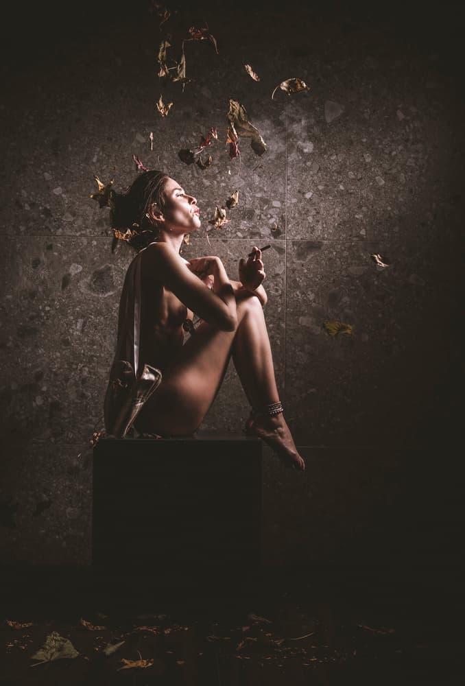 Contemplative Ballet Muse by gNo — canvas wall art