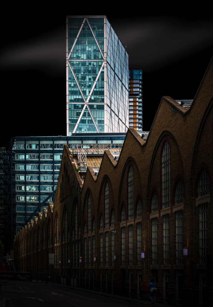 Urban Architecture Contrast by Luigi Greco — canvas wall art