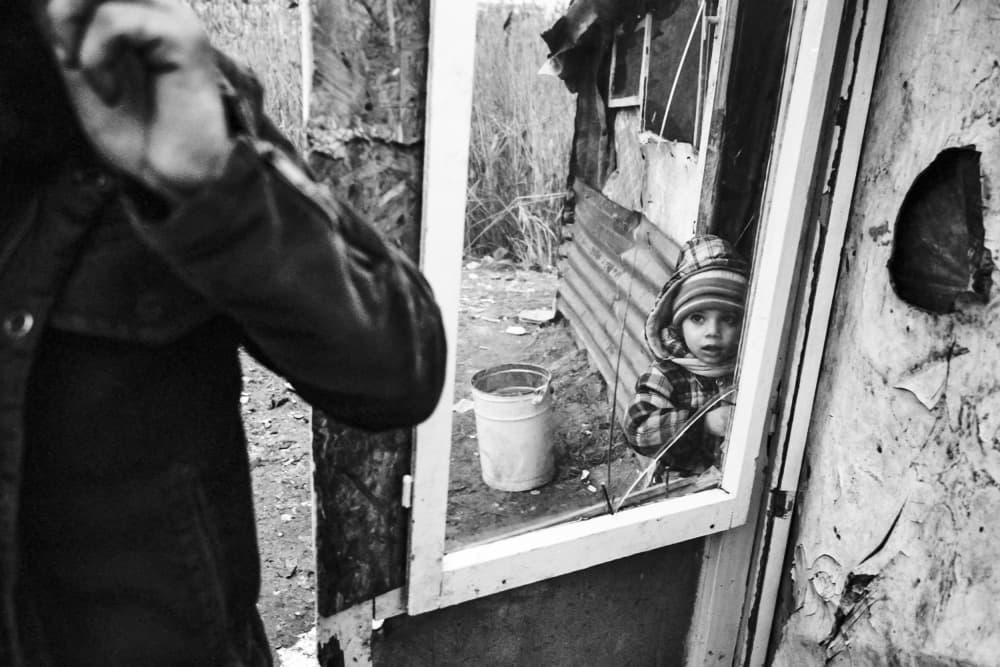 Child's Window Gaze by Sorin Vidis — canvas wall art