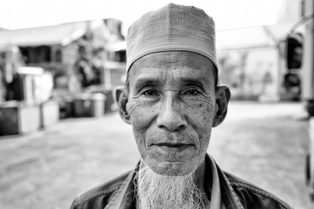 Wise Elder Man by Kieron Long — canvas wall art