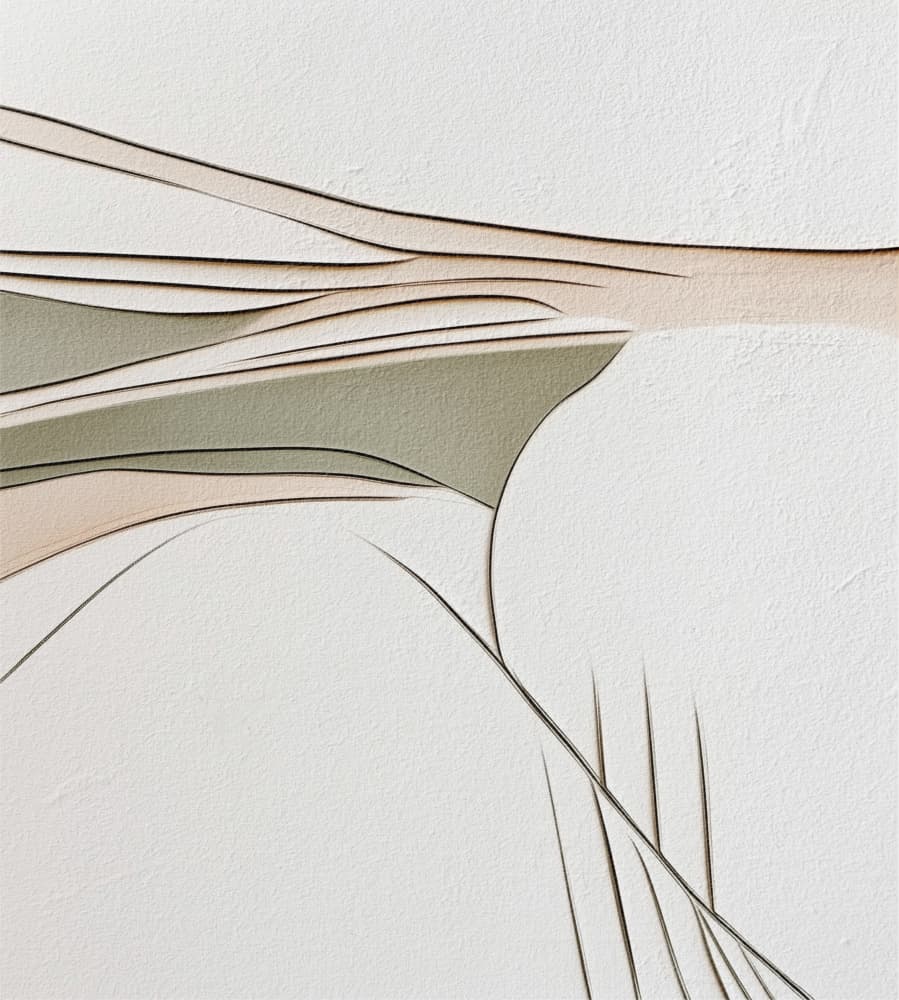 Flowing Abstract Lines by Alma — canvas wall art