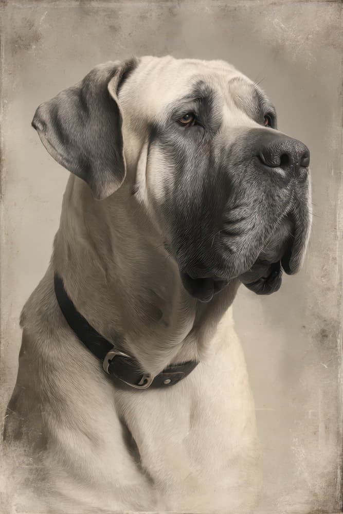 Gentle Giant Portrait by Rafal Kulik — canvas wall art