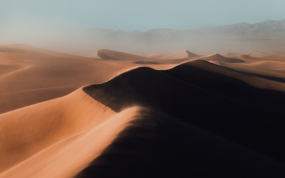 Desert Sand Waves by Witold Ziomek — canvas wall art