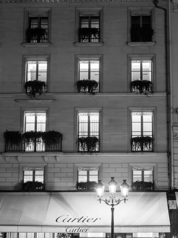 Elegant Urban Night by Talitha McQueen — canvas wall art