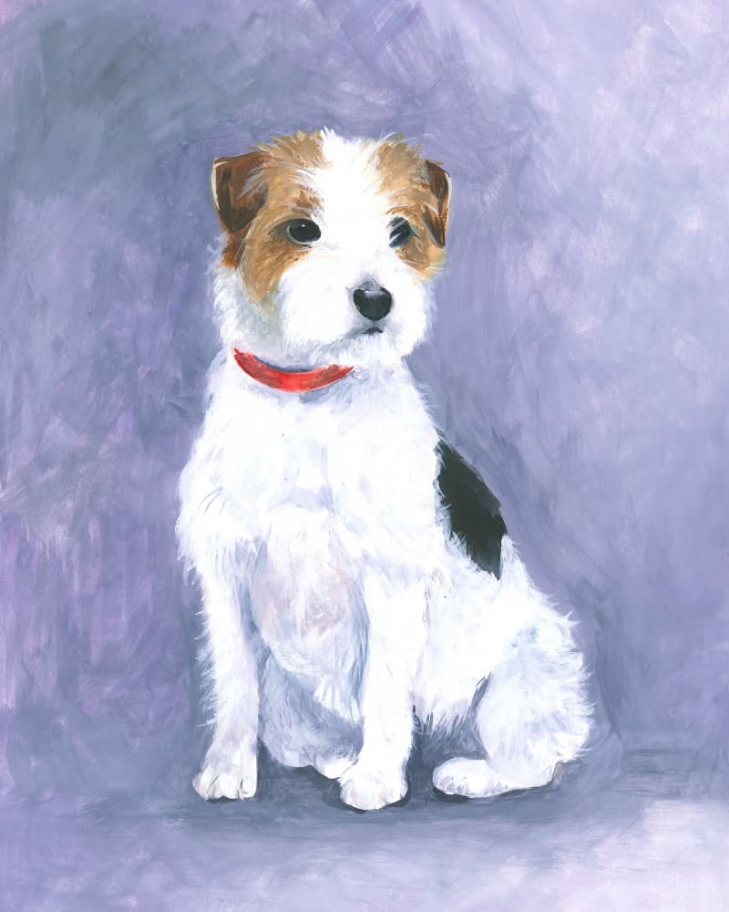 Terrier's Poise by Isabelle Brent — canvas wall art