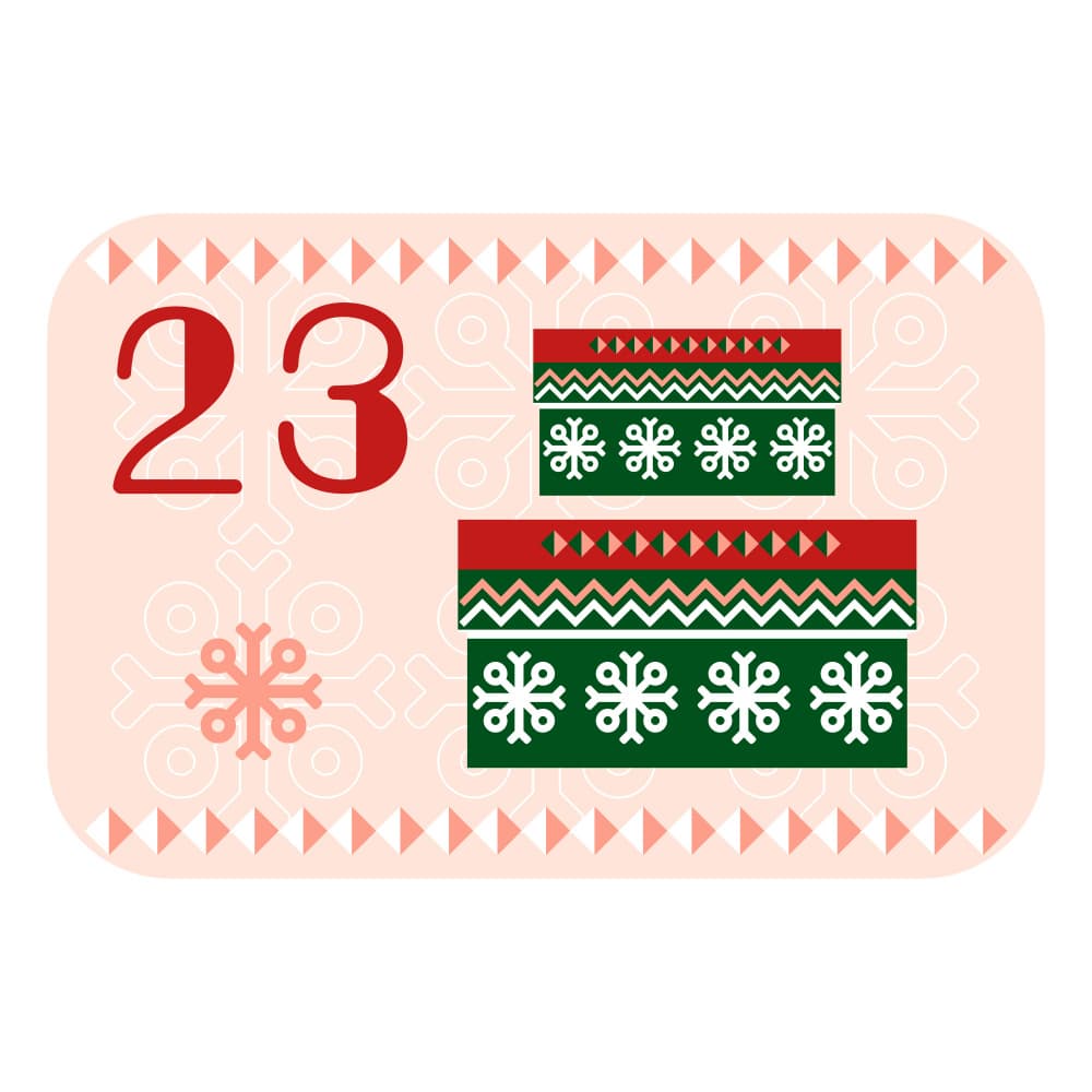 Christmas Advent Twenty-Three by Marika Barsrsind β canvas wall art
