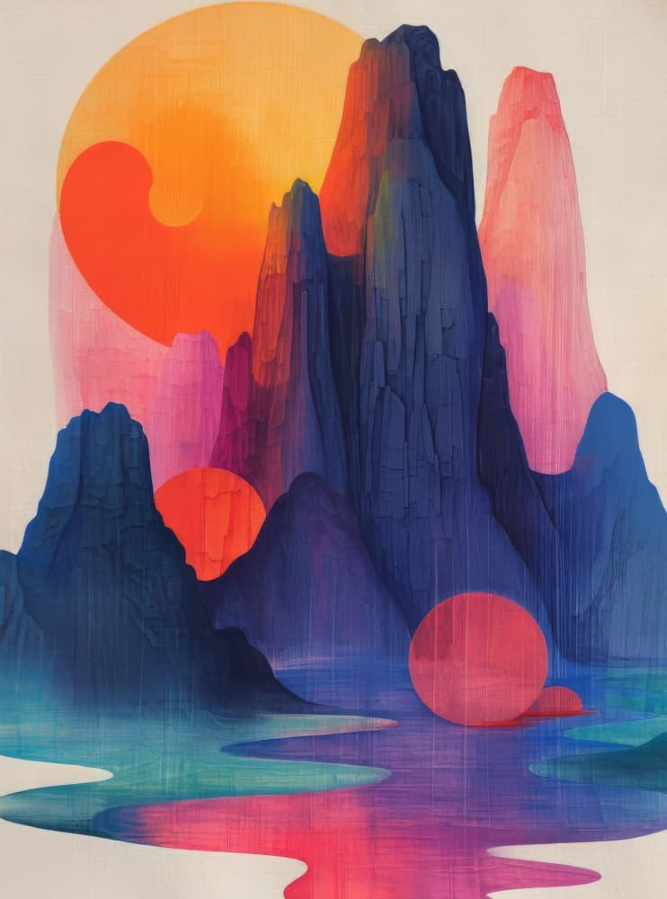 Bright Nature Smooth 2 by Bilge Paksoylu — canvas wall art