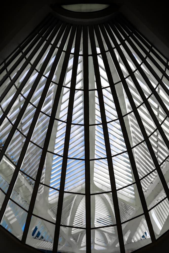 Bright Architectural Sky by Linda Wride — canvas wall art