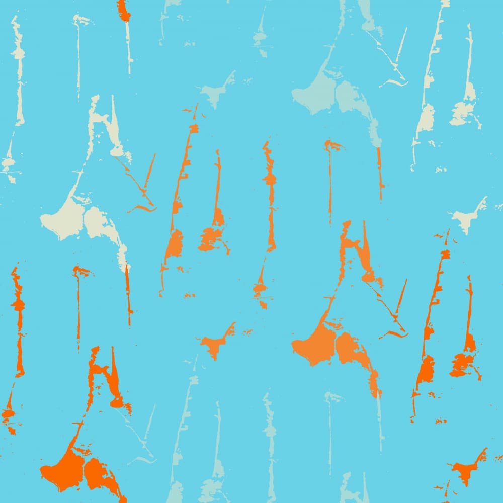 Vibrant Blue Abstract by Marika Barsrsind β canvas wall art