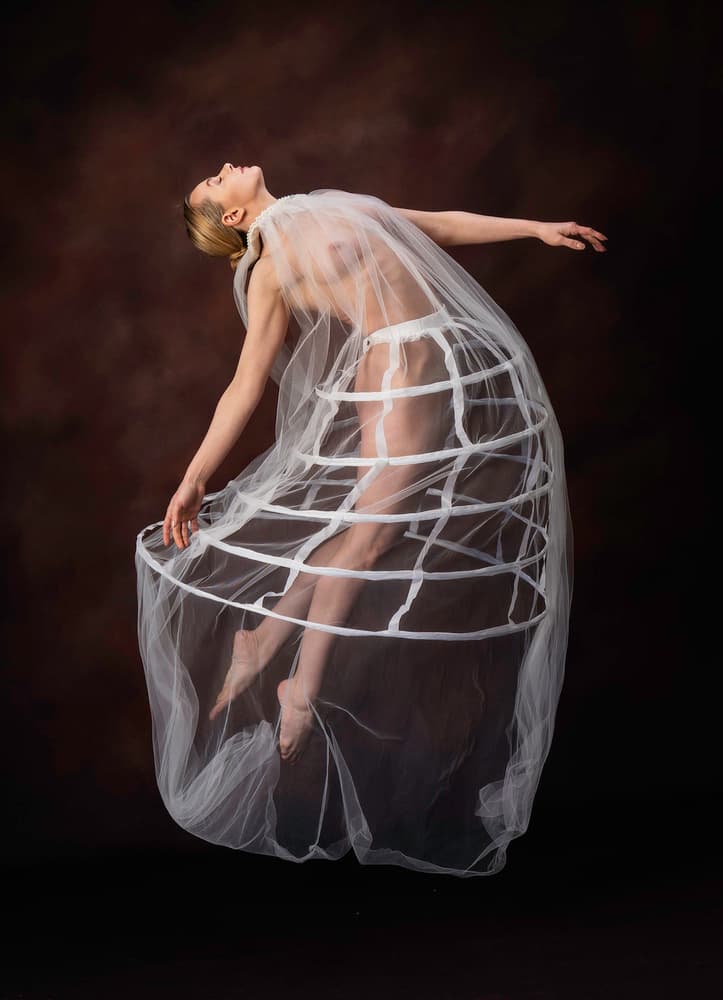 Ethereal Crinoline Dance by Catchlight Studio — canvas wall art