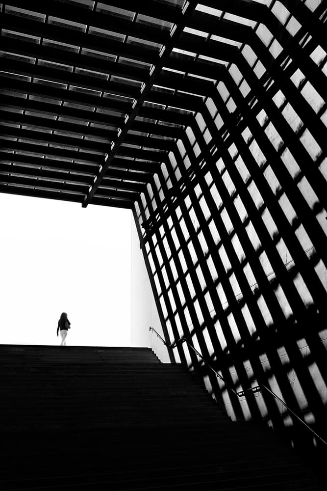 Abstract Architectural Ascent by Paulo Abrantes — canvas wall art