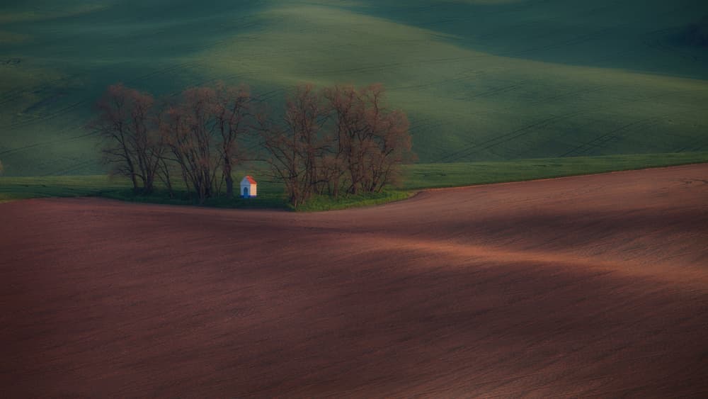 Quiet Countryside Chapel by Peter Svoboda MQEP — canvas wall art