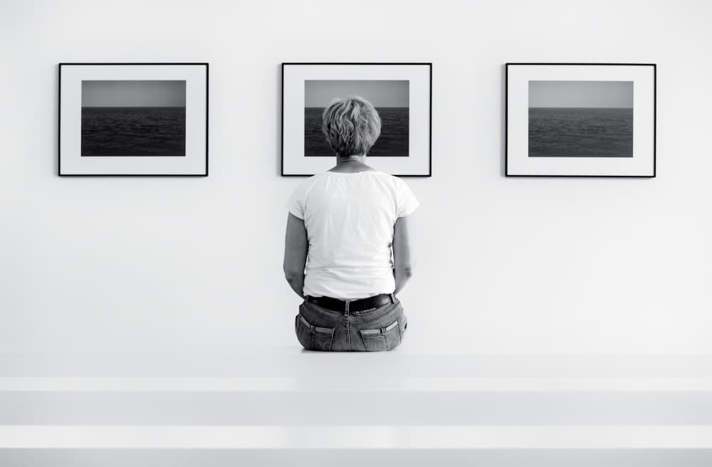 Contemplating Ocean Art by Gerard Jonkman — canvas wall art