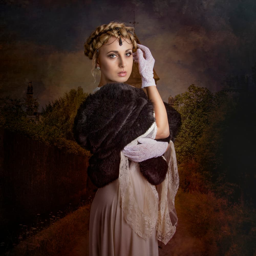 Regal Woman Castle by Kieran O Mahony AIPF — canvas wall art
